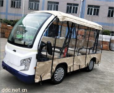  沃森9座带雨帘电动景区游览观光车